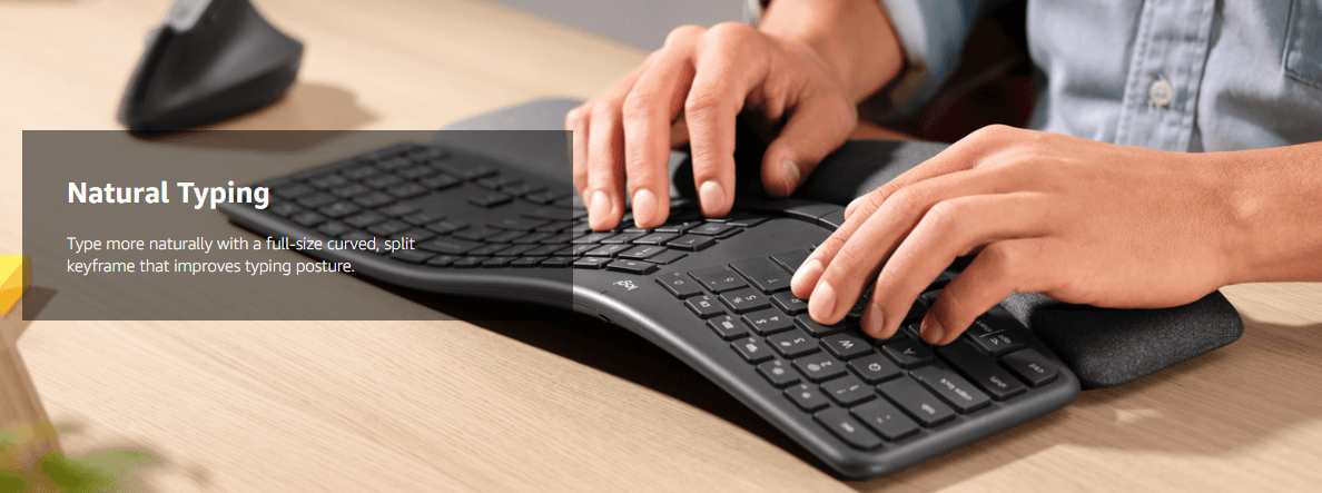 Ergonomic Keyboard for Relieve Wrist Pain